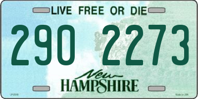 NH license plate 2902273