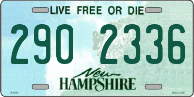 NH license plate 2902336