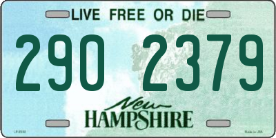 NH license plate 2902379