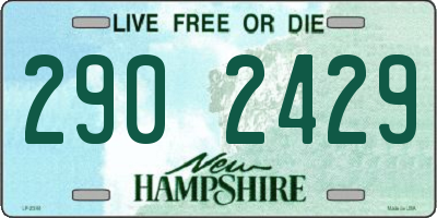NH license plate 2902429