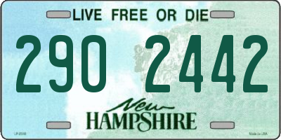 NH license plate 2902442