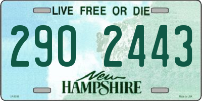 NH license plate 2902443