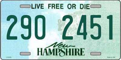 NH license plate 2902451
