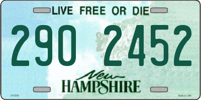NH license plate 2902452