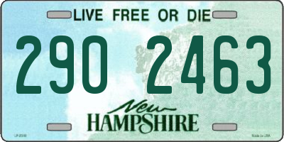 NH license plate 2902463