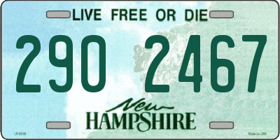 NH license plate 2902467