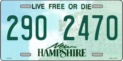 NH license plate 2902470