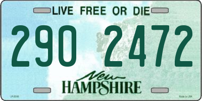 NH license plate 2902472