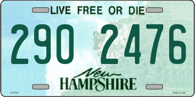 NH license plate 2902476