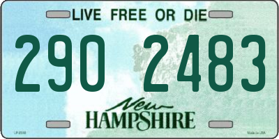 NH license plate 2902483