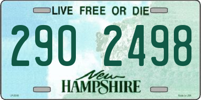 NH license plate 2902498