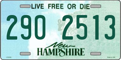 NH license plate 2902513
