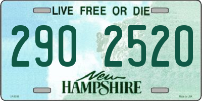 NH license plate 2902520