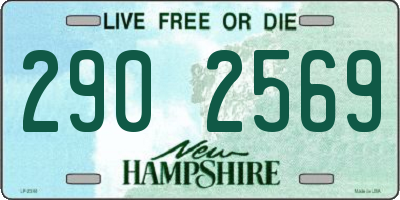 NH license plate 2902569