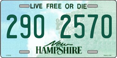 NH license plate 2902570
