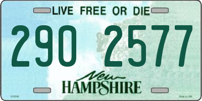 NH license plate 2902577