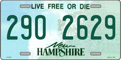 NH license plate 2902629