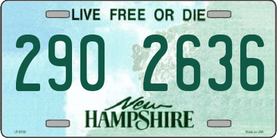 NH license plate 2902636
