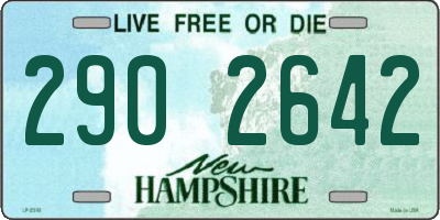 NH license plate 2902642