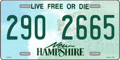 NH license plate 2902665