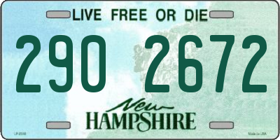 NH license plate 2902672