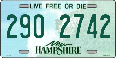 NH license plate 2902742