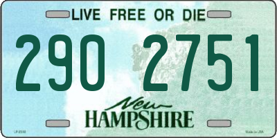 NH license plate 2902751