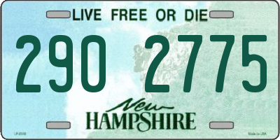 NH license plate 2902775