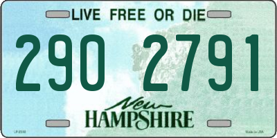 NH license plate 2902791