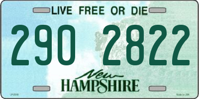 NH license plate 2902822