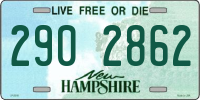 NH license plate 2902862