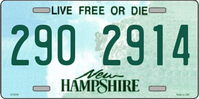 NH license plate 2902914