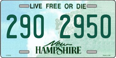 NH license plate 2902950