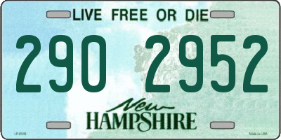 NH license plate 2902952