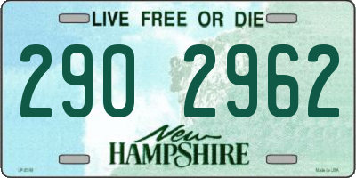 NH license plate 2902962