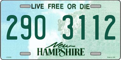 NH license plate 2903112