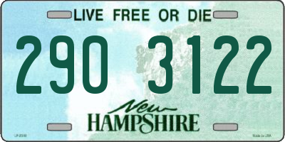 NH license plate 2903122