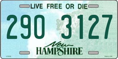 NH license plate 2903127