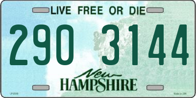 NH license plate 2903144