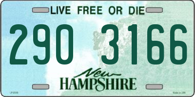 NH license plate 2903166