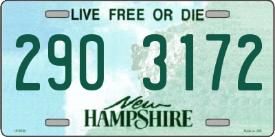 NH license plate 2903172