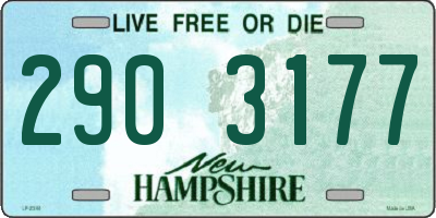 NH license plate 2903177