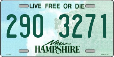 NH license plate 2903271