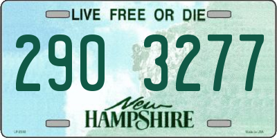 NH license plate 2903277