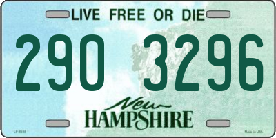 NH license plate 2903296