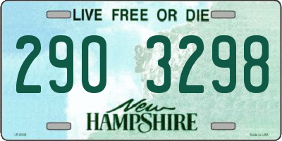 NH license plate 2903298
