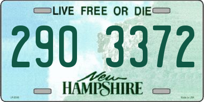 NH license plate 2903372