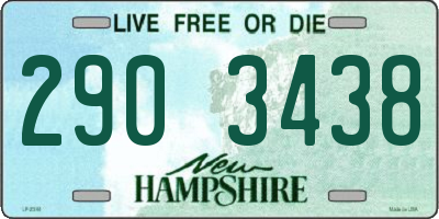 NH license plate 2903438