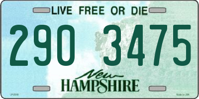 NH license plate 2903475