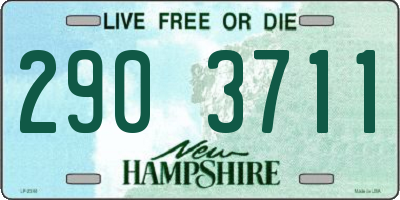 NH license plate 2903711